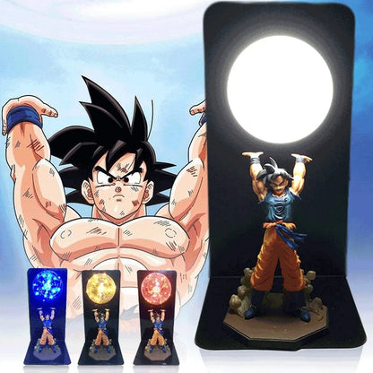 Bola de Dragón | Goku, Gogeta y Broly, con función de iluminación LED. Perfecto para la decoración de la habitación y añade un toque único a tu colección. Una gran elección para los fans de Dragon Ball Z 