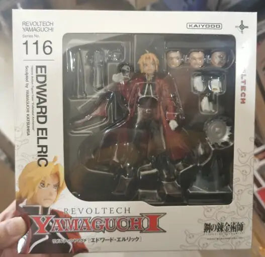 16cm Figurines Fullmetal Alchemist | Figurines articulées avec des pièces interchangeables d'Edward et Alphonse Elric. Modèles détaillés parfaits pour les collectionneurs