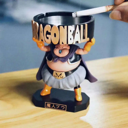 Cenicero o portavasos de la figura Majin Boo de Dragon Ball Z, un accesorio único para fans y coleccionistas 