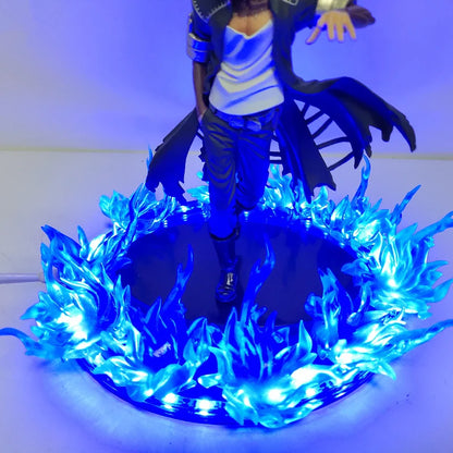 17cm Figurine My Hero Academia | Apportez une ambiance intense à votre collection avec cette figurine de Toya Todoroki, mettant en scène ses flammes bleues emblématiques. Parfaite pour les fans et les collectionneurs