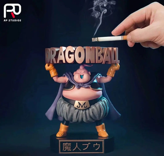 Cenicero o portavasos de la figura Majin Boo de Dragon Ball Z, un accesorio único para fans y coleccionistas 