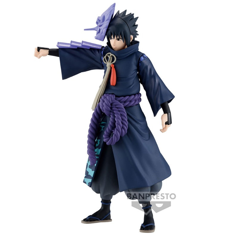 16cm Figurine Bandai Banpresto (édition limitée Naruto 20th Anniversary Clothing) | Figurines représentant Uchiha Sasuke et Uzumaki Naruto, célébrant le 20e anniversaire de Naruto Shippûden. Modèles détaillés, parfaits pour les fans et les collectionneurs