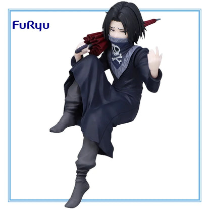 10cm Figurine originale FuRyu Hunter x Hunter | Figurine officielle Noodle Stopper de Feitan, parfaite pour décorer votre bureau ou offrir en cadeau aux fans de Hunter x Hunter !