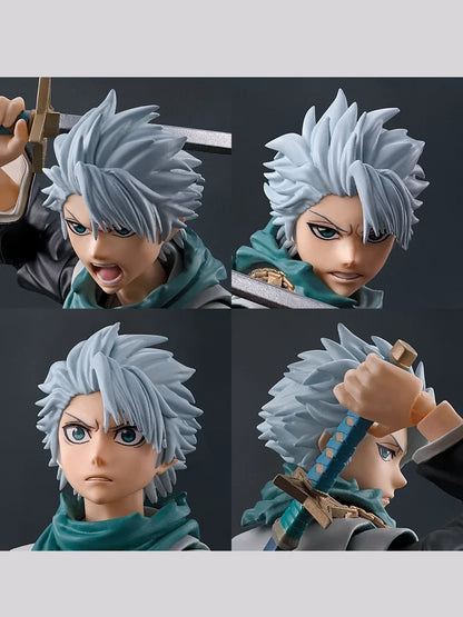 Figura BANDAI de edición limitada Original SHFiguarts Bleach Thousand-Year Blood War | Echa un vistazo a la figura de acción de Toshiro Hitsugaya. Esta figura captura los detalles del Capitán Hitsugaya en su forma definitiva. 