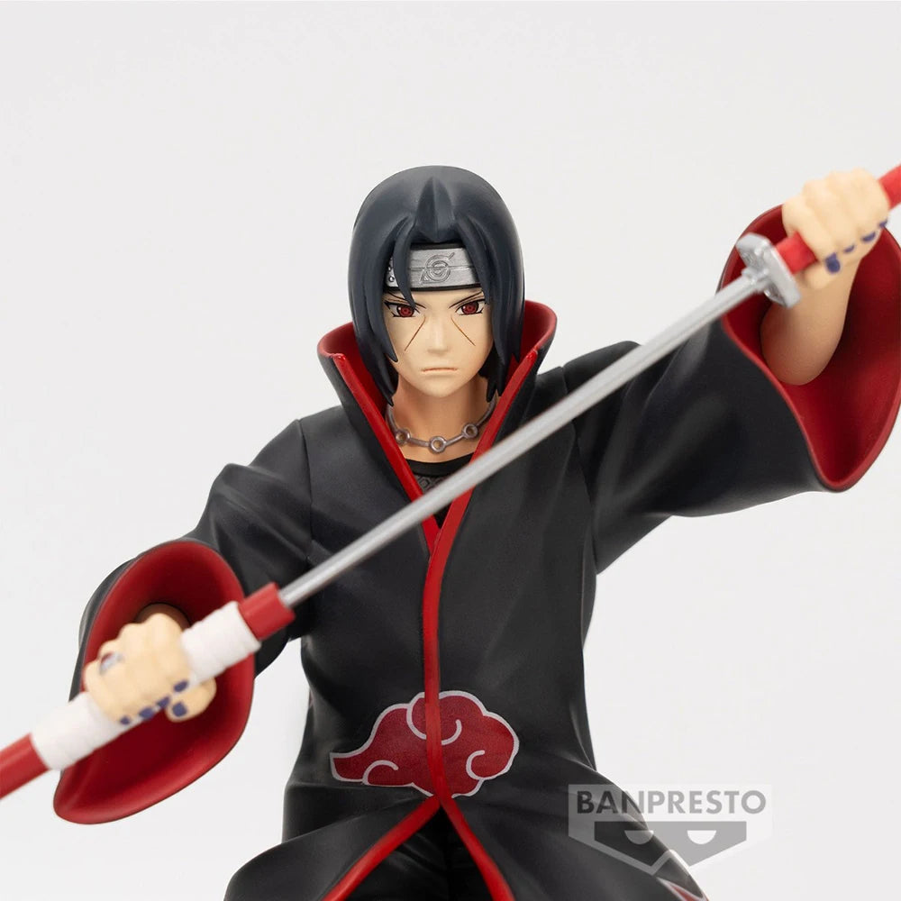 16cm Figurine Bandai Banpresto Naruto | Modèle d'action animé de Uchiha Itachi, ornement de collection en PVC. Un excellent cadeau pour les fans de Naruto et les enfants