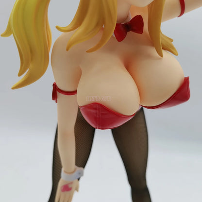 38cm Figurine Fairy Tail | Figurine en PVC de Lucy Heartfilia dans une tenue de bunny. Cette figurine détaillée offre un design de qualité supérieure. Un modèle de collection parfait pour les fans