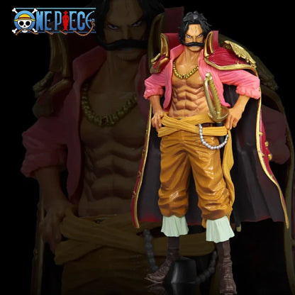 23cm Figurine One Piece | Figurine Gol D. Roger de One Piece, de la série GK Haute Qualité. Modèle de décoration de bureau, cette statue en PVC est un excellent objet de collection et un cadeau parfait pour les fans de l’univers de One Piece