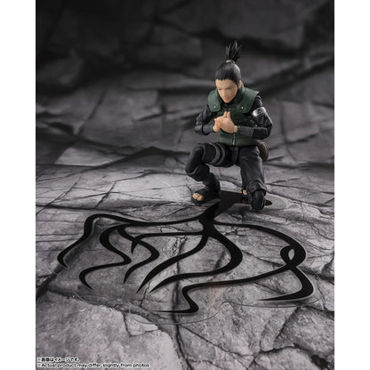 Figura Bandai SHFiguarts de 15 cm (Edición Brillante Estratega) | Figura de acción original de Shikamaru Nara. Raro modelo coleccionable del anime, ideal para fans y coleccionistas.