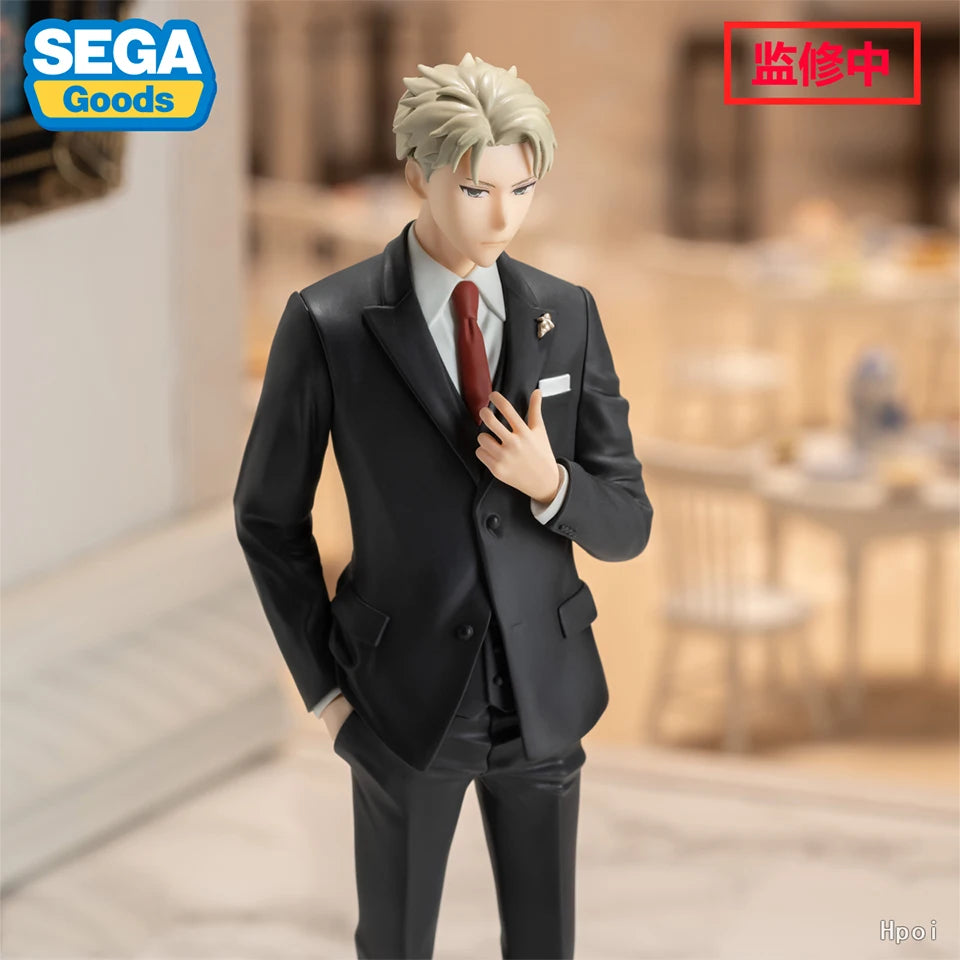 Figura SEGA SPY×FAMILIAR de 21cm | Figura de acción de Loid Forger, perfecta para coleccionistas, niños y fanáticos del anime. 