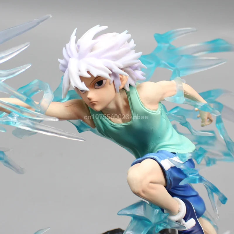 Figura Cazador x Cazador de 18 cm | Figura representativa de Killua Zoldyck y Gon Freecss, perfecta para coleccionistas y fans. Una gran opción como decoración o regalo de cumpleaños para los entusiastas del anime. 