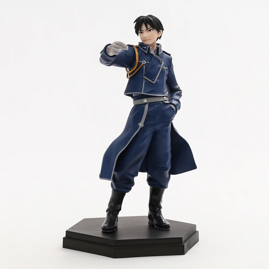 Figura Alquimista Fullmetal de 17 cm | Figuras detalladas de POP UP PARADE de Roy Mustang y Riza Hawkeye. Ideal para fanáticos y coleccionistas del anime.