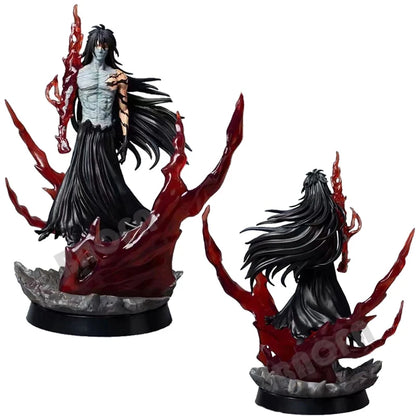 33-41cm Figurines BLEACH | Plongez dans l'univers de BLEACH avec ces figurines Collector impressionnantes représentant Ichigo Kurosaki dans ses transformations ultimes. Cette figurine détaillée capture l’intensité et la puissance du personnage