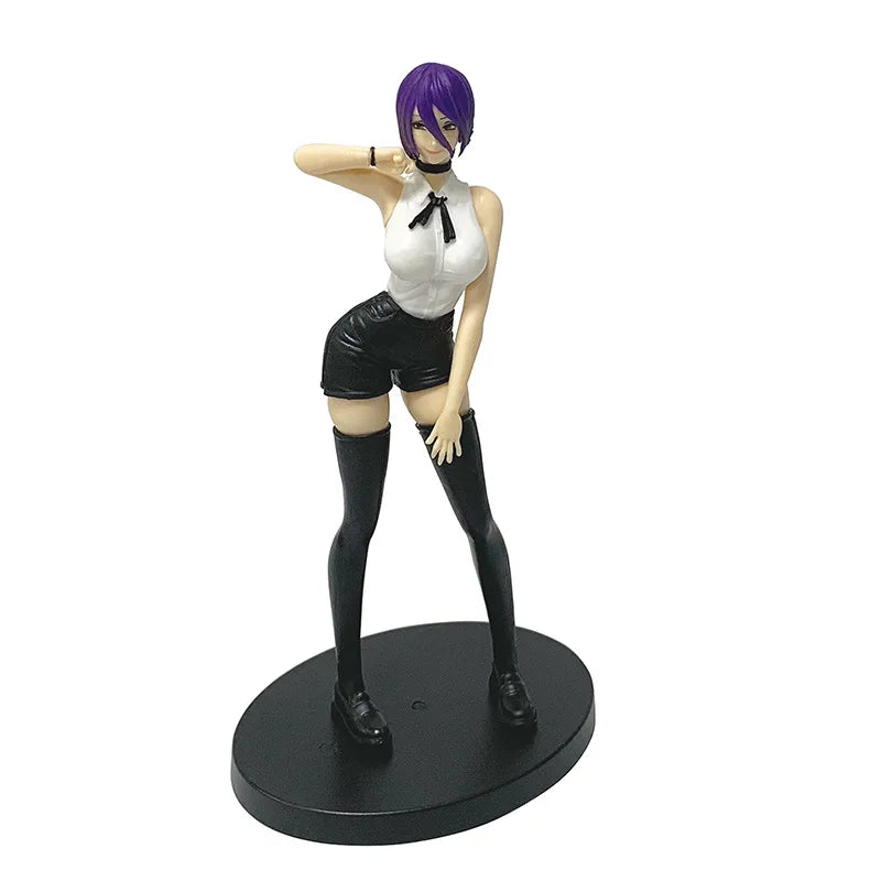 Figura de hombre con motosierra de chica sexy Reze de 19 cm | Modelo detallado en PVC de Reze, ideal para fans y coleccionistas del anime. Perfecto como decoración o regalo.