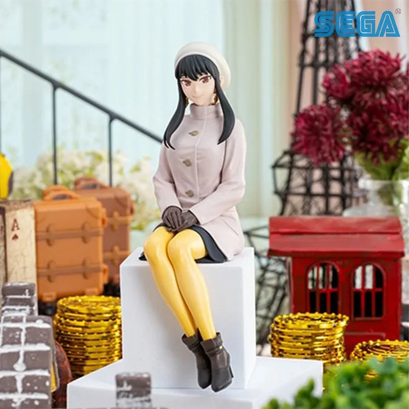 16cm Figurine Spy x Family | Figurine de Yor Forger - Collection SEGA Original CODE: White. Idéale pour les fans, en format "noodle stopper", parfait pour la décoration ou pour offrir en cadeau