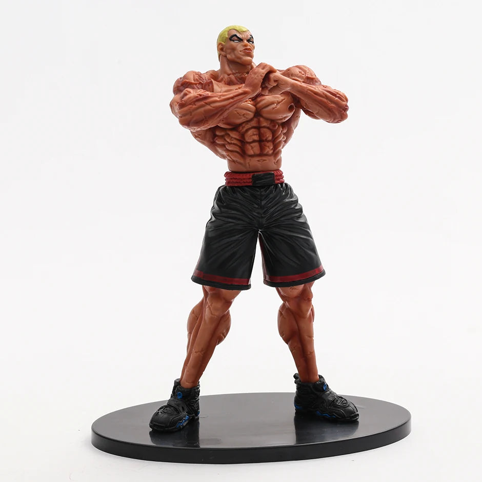 22cm Figurine BAKI | Figurine de Jack Hanma, personnage de Baki the Grappler. Fabriquée en PVC, cette figurine de collection est idéale pour les fans de l’anime comme modèle ou jouet pour les collectionneurs