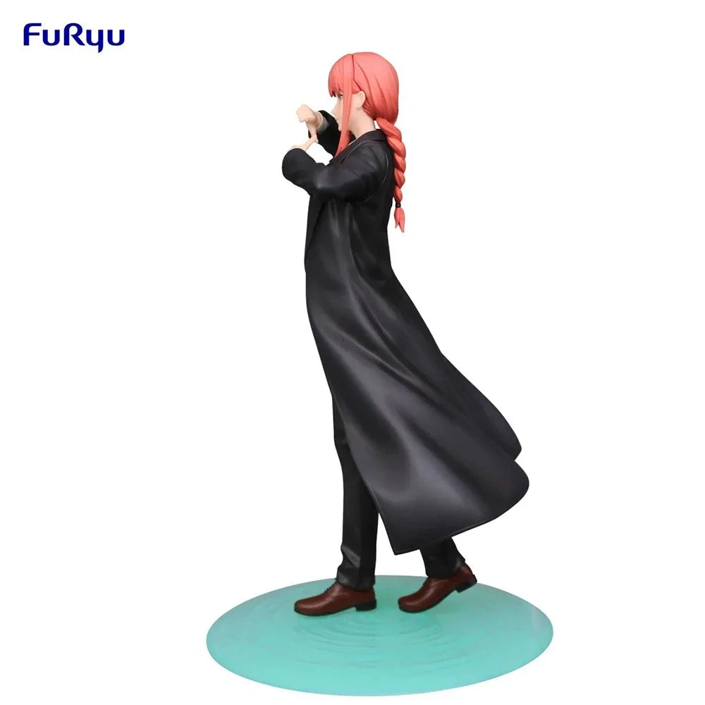 21cm Figurine originale FuRyu Chainsaw Man | Modèle d'action en PVC original de Makima, idéal pour les collectionneurs et comme cadeau pour enfants