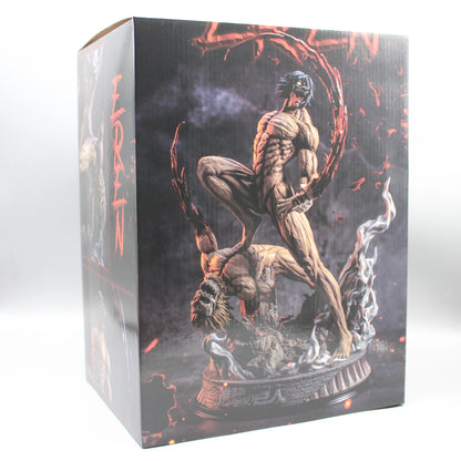 29cm Figurine Attack on Titan | Figurine d’action représentant le Titan Assaillant d’Eren Jager. Un modèle de collection idéal pour les fans, parfait en décoration ou comme cadeau pour les amateurs d'action et de figurines détaillées