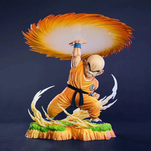 Figura Dragon Ball 20cm | Figura de acción de Krillin ideal para decoración del hogar o como regalo de cumpleaños. ¡Imprescindible para los fans de Dragon Ball! 