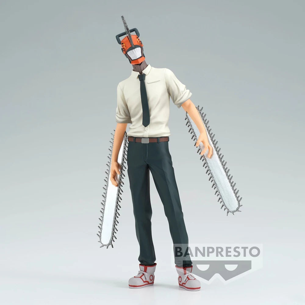 16cm Figurine Originale Bandai Banpresto Chainsaw Man | Modèle d'action en PVC de Denji, parfait pour décorer un bureau ou enrichir une collection. Idéal comme cadeau pour enfants et fans d'anime