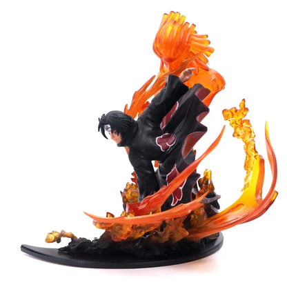 Figurine d'action en Duo Sasuke vs Itachi mode Susanô Modèle de collection, décoration d'intérieur unique, parfait comme cadeau pour les fans d'anime