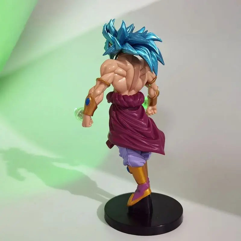 Figura Dragon Ball de 20cm | Figura Broly con iluminación LED integrada. ¡Este modelo de coleccionista es ideal para coleccionistas y fanáticos de Dragon Ball Z! 