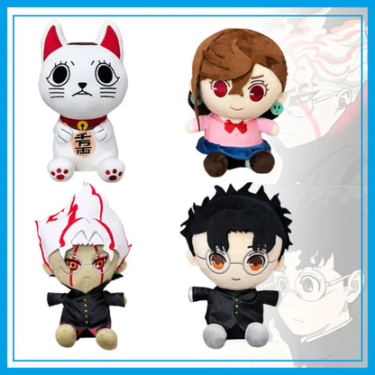 Adorable peluche inspirado en el anime Dan Da Dan, representando a Okarun, Momo, Meme Turbo. Perfecto como decoración, juguete coleccionable o regalo personalizado para Navidad. ¡Ideal para niños y fanáticos del anime!