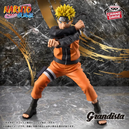 22cm Figurine Originale BANDAI BANPRESTO (Grandista edition) Naruto Shippûden | Figurine d'action en PVC représentant Naruto Uzumaki. Un modèle de collection idéal pour les fans de Naruto, parfait comme cadeau ou décoration