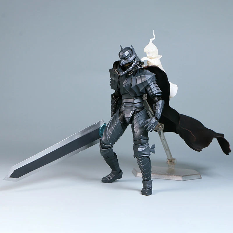 16cm Figurine Figma Berserk | Figurine articulée de Guts en version Berserker. Parfait pour les collectionneurs et fans de Berserk. Cadeau idéal pour enfants et amateurs d’anime