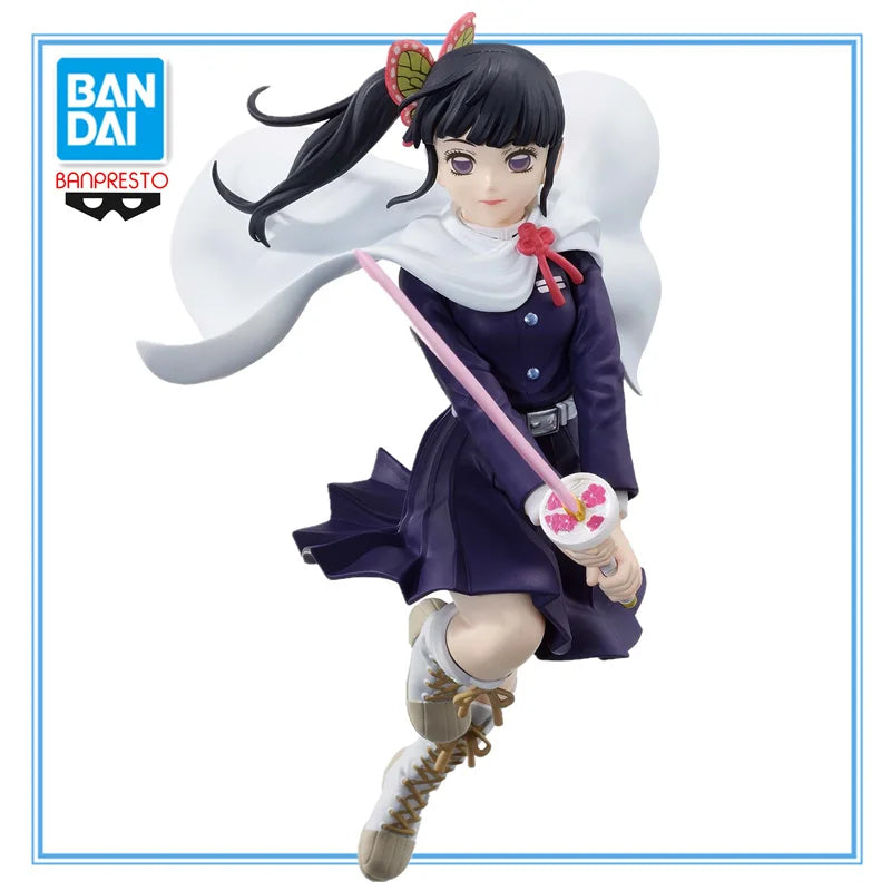 14cm Figurine BANPRESTO Demon Slayer | Figurine en PVC de Tsuyuri Kanao, édition Vibration Stars. Modèle collectable de haute qualité, parfait pour les fans de Demon Slayer