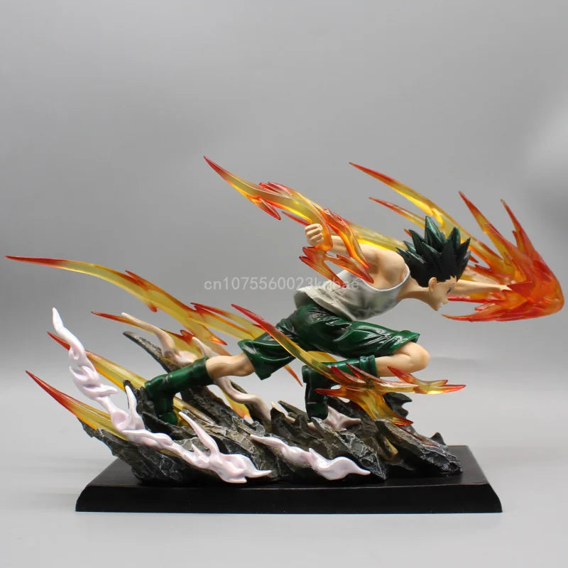 Figura Cazador x Cazador de 18 cm | Figura representativa de Killua Zoldyck y Gon Freecss, perfecta para coleccionistas y fans. Una gran opción como decoración o regalo de cumpleaños para los entusiastas del anime. 