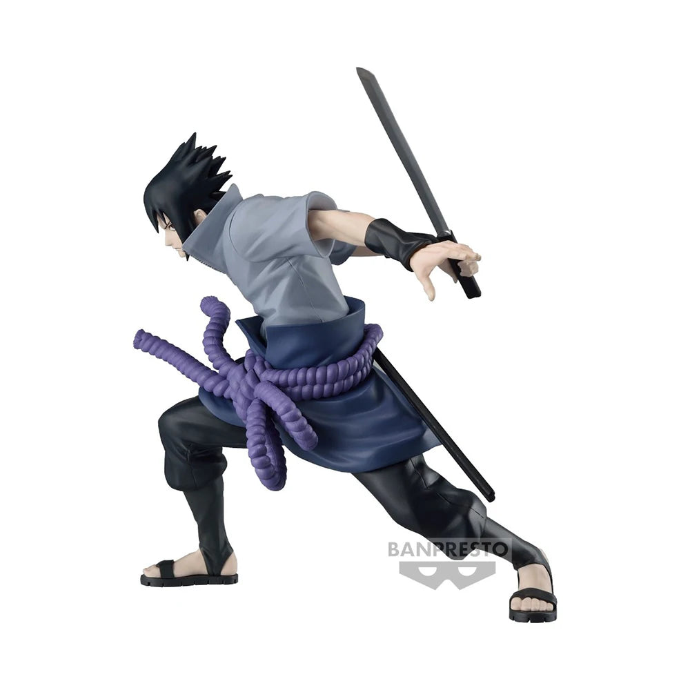 13cm Figurine Originale Bandai Banpresto (édition Vibration Stars) | Modèle en PVC de Sasuke Uchiha. Figurine d'action de collection parfaite pour les fans d'anime et un excellent cadeau pour les enfants