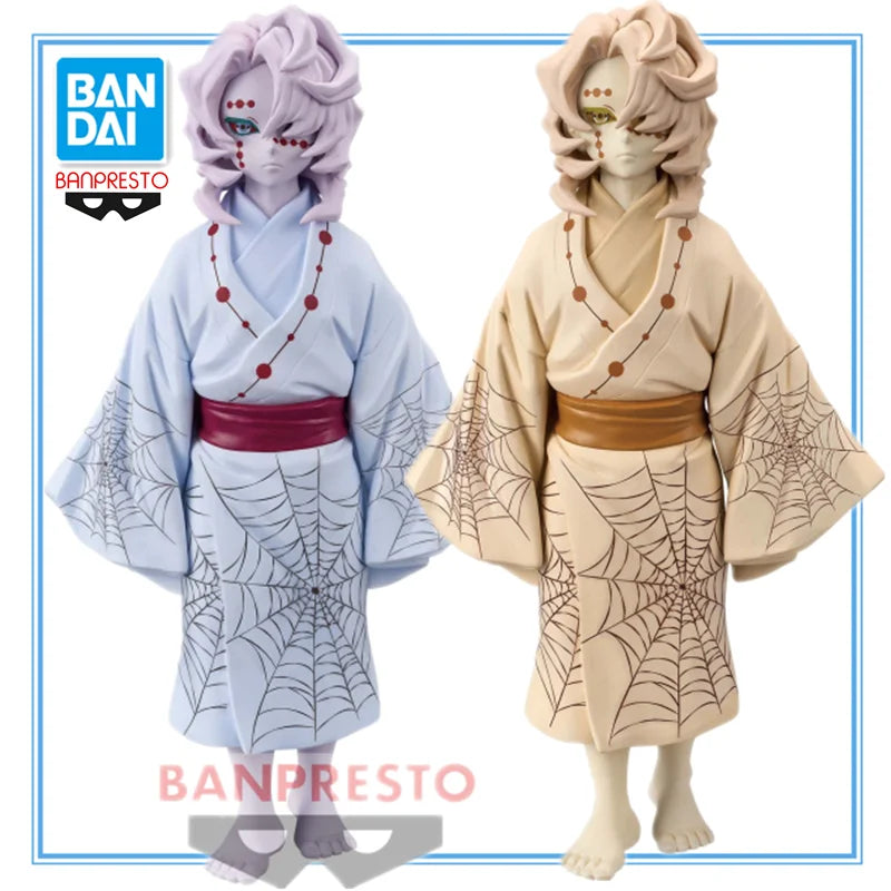 Figura Banpresto Demon Slayer de 14 cm | Figura de PVC de Rui, miembro de los Doce Kizuki de Kimetsu no Yaiba, modelo detallado ideal para colecciones y decoración