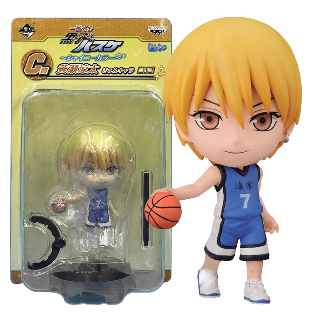 Figura de baloncesto de Kuroko de 10 cm | Figuras de Kuroko Tetsuya, Kagami Taiga, Kise Ryûta y Aomine Daiki. Modelos de pie de PVC, perfectos como juguetes, adornos o regalos para fanáticos del anime.