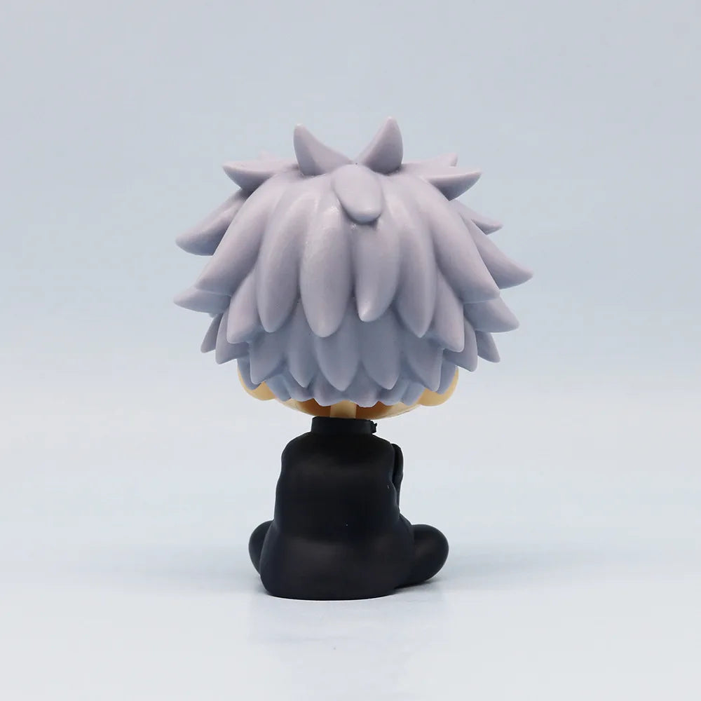 10cm Jujutsu Kaisen Figure | Pop figure representing Yuta Okkotsu, Toge Inumaki, Fushiguro Toji, Gojo Satoru and Geto Suguru. Perfect for Jujutsu Kaisen fans, this cute figure is ideal for collecting or as decoration. 