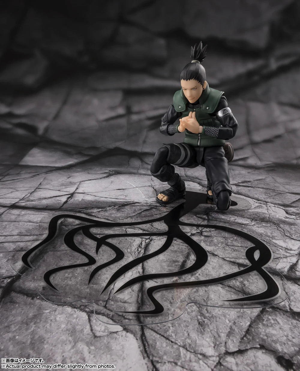 Figura Bandai SHFiguarts de 15 cm (Edición Brillante Estratega) | Figura de acción original de Shikamaru Nara. Raro modelo coleccionable del anime, ideal para fans y coleccionistas.