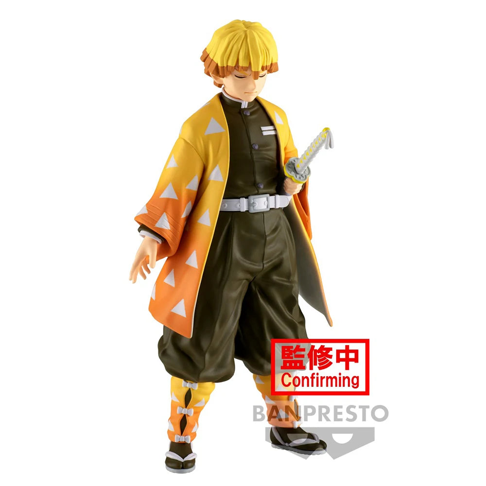 15cm  Figurine BANPRESTO Demon Slayer | Figurine PVC représentant Agatsuma Zenitsu de Kimetsu no Yaiba. Idéale pour les fans et comme cadeau pour les fans