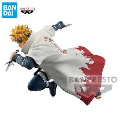 Figura Bandai Banpresto de 18 cm (Edición Vibration Stars) Naruto | Modelo de acción en PVC de Namikaze Minato, disponible en stock. Perfecto para coleccionistas y fanáticos del anime, ideal como regalo para niños.