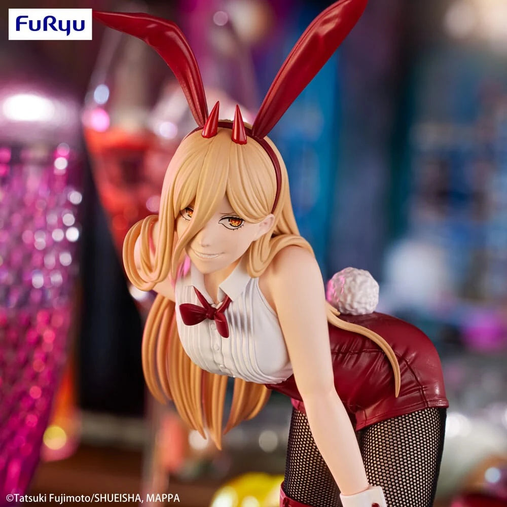 25cm Figurine d'action FuRyu (édition BiCute Bunnies) Chainsaw Man | Modèle de collection en boîte de Power en tenue cute bunny, parfaite comme cadeau ou objet décoratif pour les fans de l'anime