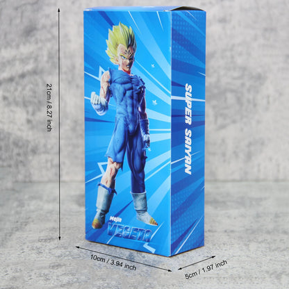 Figura Dragon Ball 20cm | Majin Vegeta Super Saiyajin. ¡Agrega esta pieza icónica a tu colección o regálala a un entusiasta de Dragon Ball! 