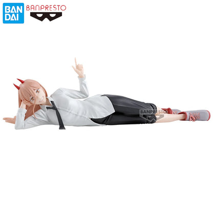 22cm Figurine Originale Bandai Banpresto (Version 2) Chainsaw Man | Figurine de Power, parfaite pour les collectionneurs et les fans de Chainsaw Man. Idéale comme décoration ou pour compléter votre collection d'anime