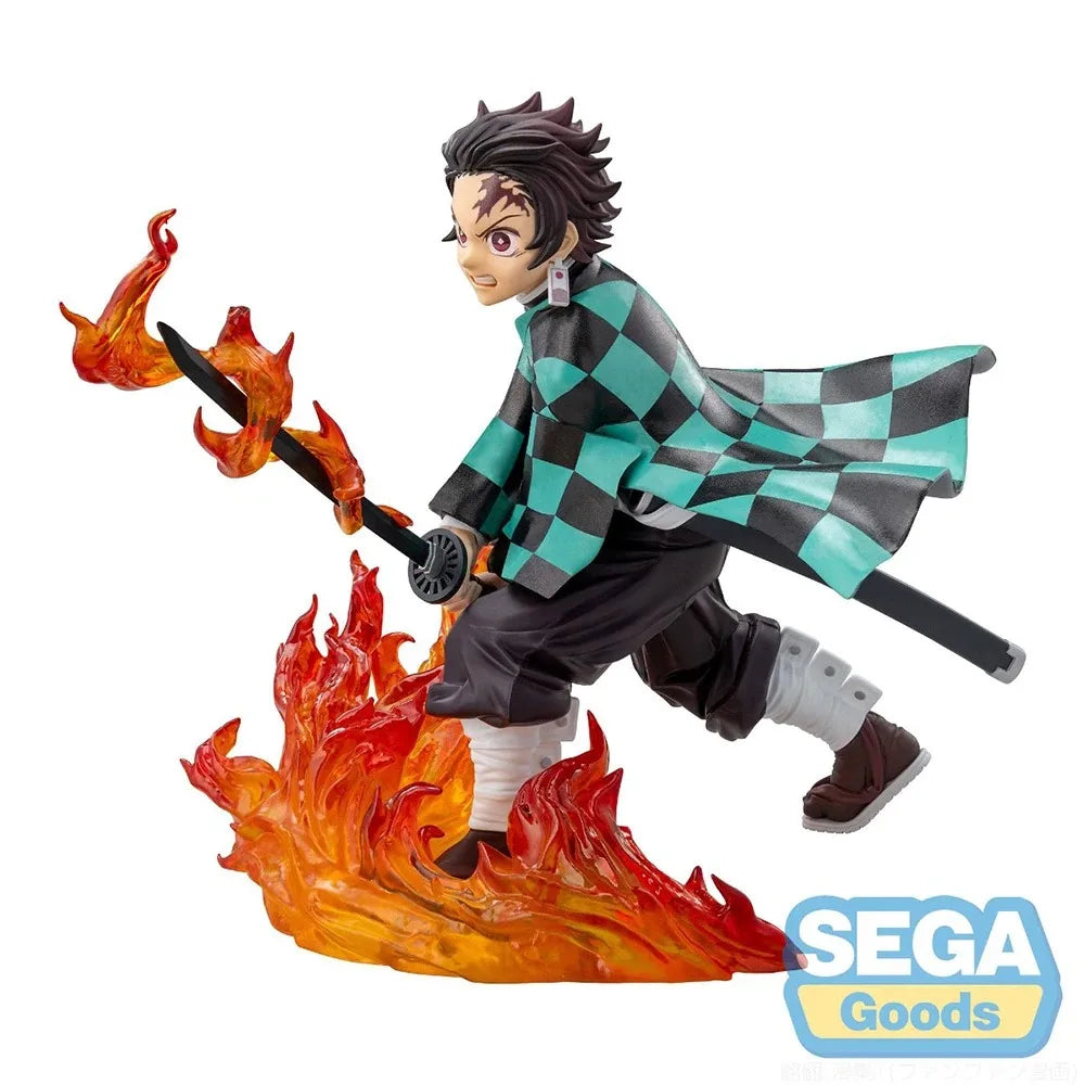 Figurines en PVC des personnages Tanjiro, Nezuko et Genya de Demon Slayer. Idéales pour les collectionneurs et les fans, ces figurines détaillées sont parfaites comme cadeau ou objet de collection