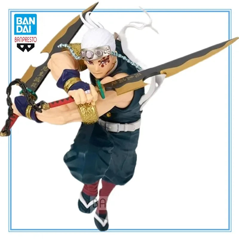 Figura BANPRESTO Demon Slayer de 14 cm | Figura Demon Slayer Uzui Tengen de la serie Vibration Stars. Un modelo de acción detallado, perfecto para coleccionistas y fanáticos del anime.