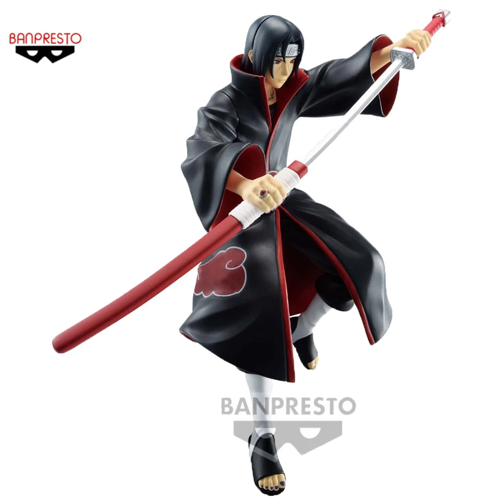 16cm Figurine Bandai Banpresto Naruto | Modèle d'action animé de Uchiha Itachi, ornement de collection en PVC. Un excellent cadeau pour les fans de Naruto et les enfants