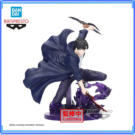 13cm Bandai Original Solo Leveling Figure (Espresto Excite Motions Vol.1 Edition) | Official action figure of Sung Jin-Woo, inspired by the anime Solo Leveling. Detailed model, perfect for collectors and as a gift