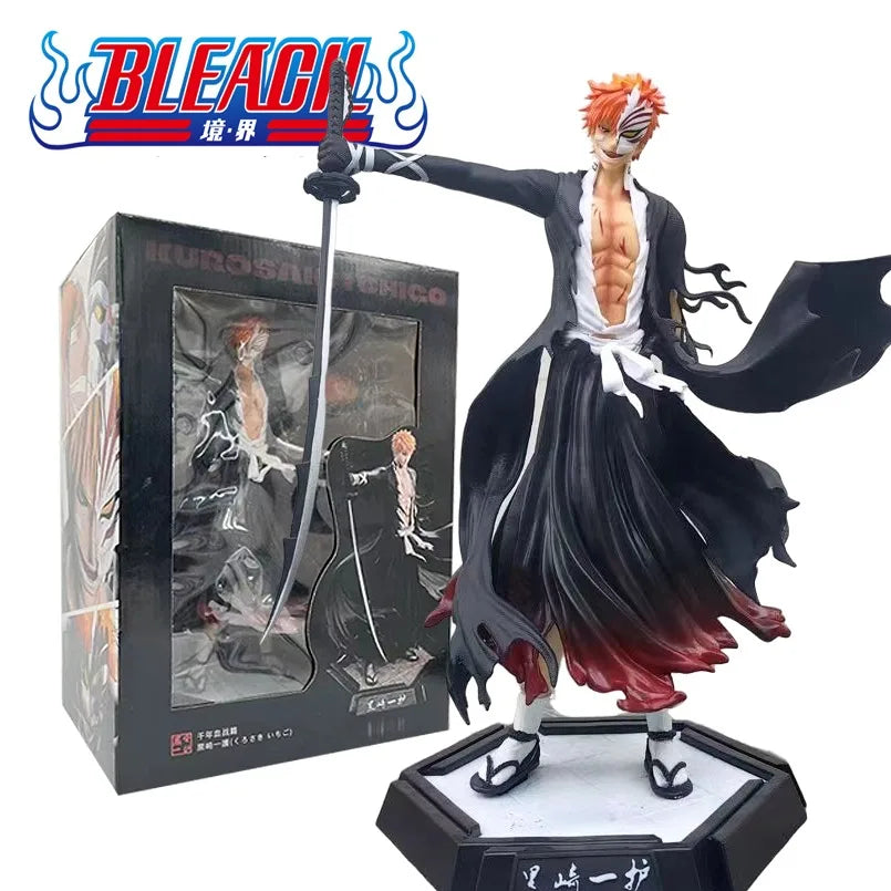 Figura LEJÍA 31cm | Figura detallada de PVC que representa a Kurosaki Ichigo. Ideal para completar una colección o decorar un espacio con algún personaje icónico del anime. 