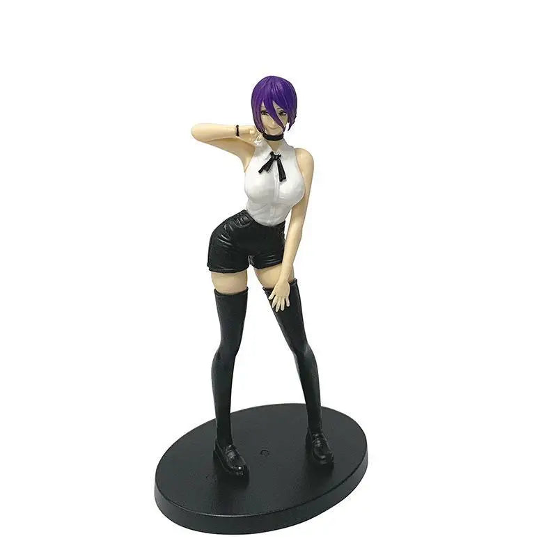 Figura de hombre con motosierra de chica sexy Reze de 19 cm | Modelo detallado en PVC de Reze, ideal para fans y coleccionistas del anime. Perfecto como decoración o regalo.