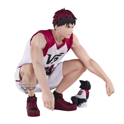 Figurines BANDAI BANPRESTO Kuroko's Basketball LAST GAME | Figurines d'anime de Kuroko, Kagami, Aomine, Akashi, Murasakibara, Kise et Midorima en position décontractée avec le chiot Kuro Junior. Idéal pour les fans et collectionneurs