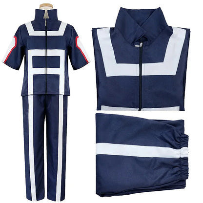 Costume Sportif My Hero Academia | Adoptez le style des héros avec ce costume sportif inspiré de My Hero Academia. Parfait pour le cosplay ou les activités sportives, cet uniforme allie confort et fidélité au design de l’anime