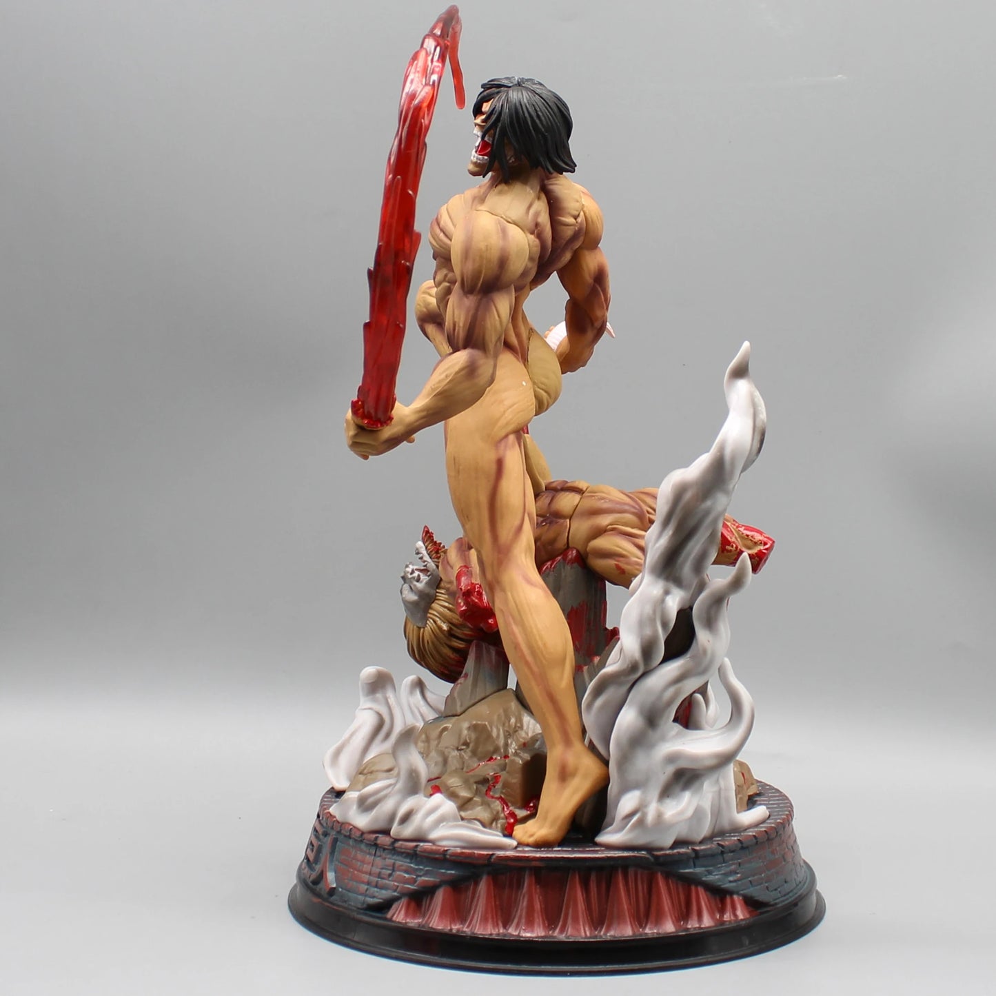 29cm Figurine Attack on Titan | Figurine d’action représentant le Titan Assaillant d’Eren Jager. Un modèle de collection idéal pour les fans, parfait en décoration ou comme cadeau pour les amateurs d'action et de figurines détaillées