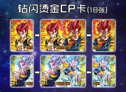 Boîtes de Cartes de Collection Dragon Ball avec Goku, Vegeta et les Saiyans. Cartes brillantes idéal pour les batailles. Un cadeau idéal pour les enfants et les fans de l'anime !